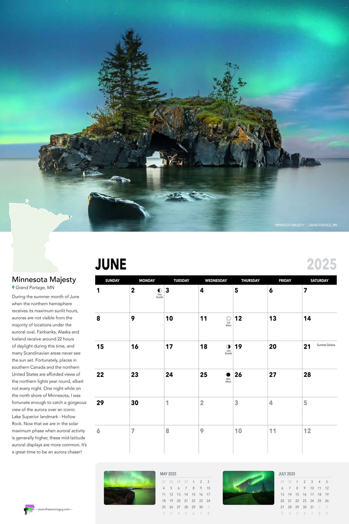 Awesome Auroras - 2025 Calendar (International Version)