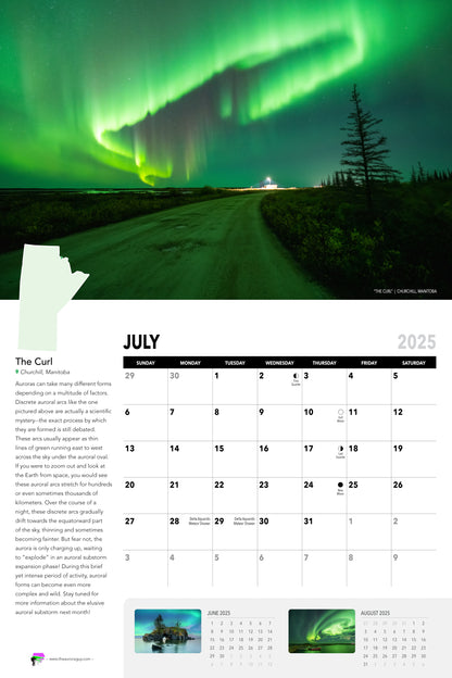 Awesome Auroras - 2025 Calendar