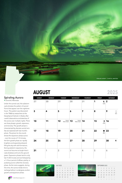 Awesome Auroras - 2025 Calendar